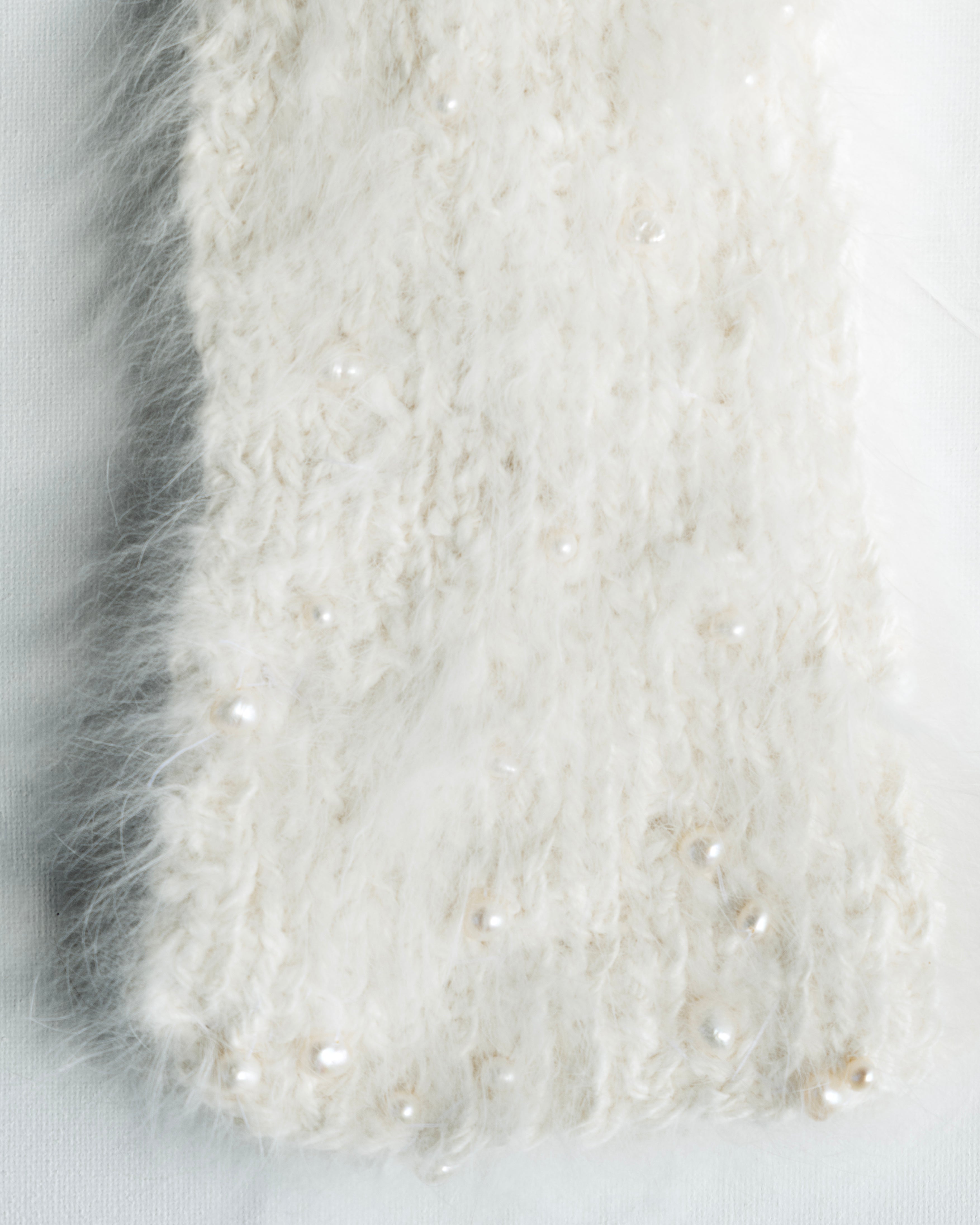 Angora Pearl Scarf